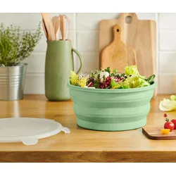 Tchibo - Faltbare Salatschüssel - transparent