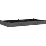 vidaXL Hochbeet mit Einsatz Massivholz Tanne 240 x 120 x 25 cm