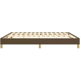 vidaXL Boxspringbettgestell 160 x 200 cm Dunkelbraun