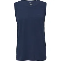 s.Oliver Baumwoll-Tanktop Blau XL