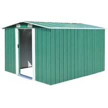 vidaXL Geräteschuppen 2,85 x 2,46 m grün