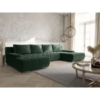 Fun Möbel Wohnlandschaft Sofa mit Schlaffunktion VOGAR Stoff Poso