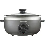 Morphy Richards 460022 Schongarer, Aluminium, 160 W, 3,5 Liter, Titan
