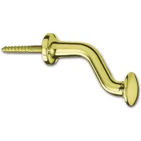 Grundmann Fensterschutzkopf zum Einschrauben, 60 mm, Messing poliert