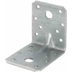GAH Alberts Winkelverbinder – Lochplattenwinkel, sendzimirverzinkt – 70x70x55 mm, 2,5 mm Materialstärke