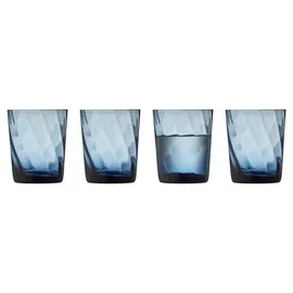 Lyngby Glas Vienna Wasserglas, Trinkglas, 30 cl, 4 Stck., Blau