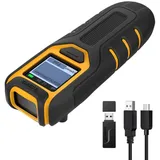 Inateck Barcode Scanner Bluetooth, 1D 2D QR Code Scanner Kabellos 2.4GHz, tragbarer kabelloser Barcode-Scanner mit Bildschirm, Handscanner mit APP und SDK, BCST-47
