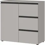 Germania uno Sideboard Beta ¦ grau ¦ Maße (cm): B: 90 H: 91 T: 41.0