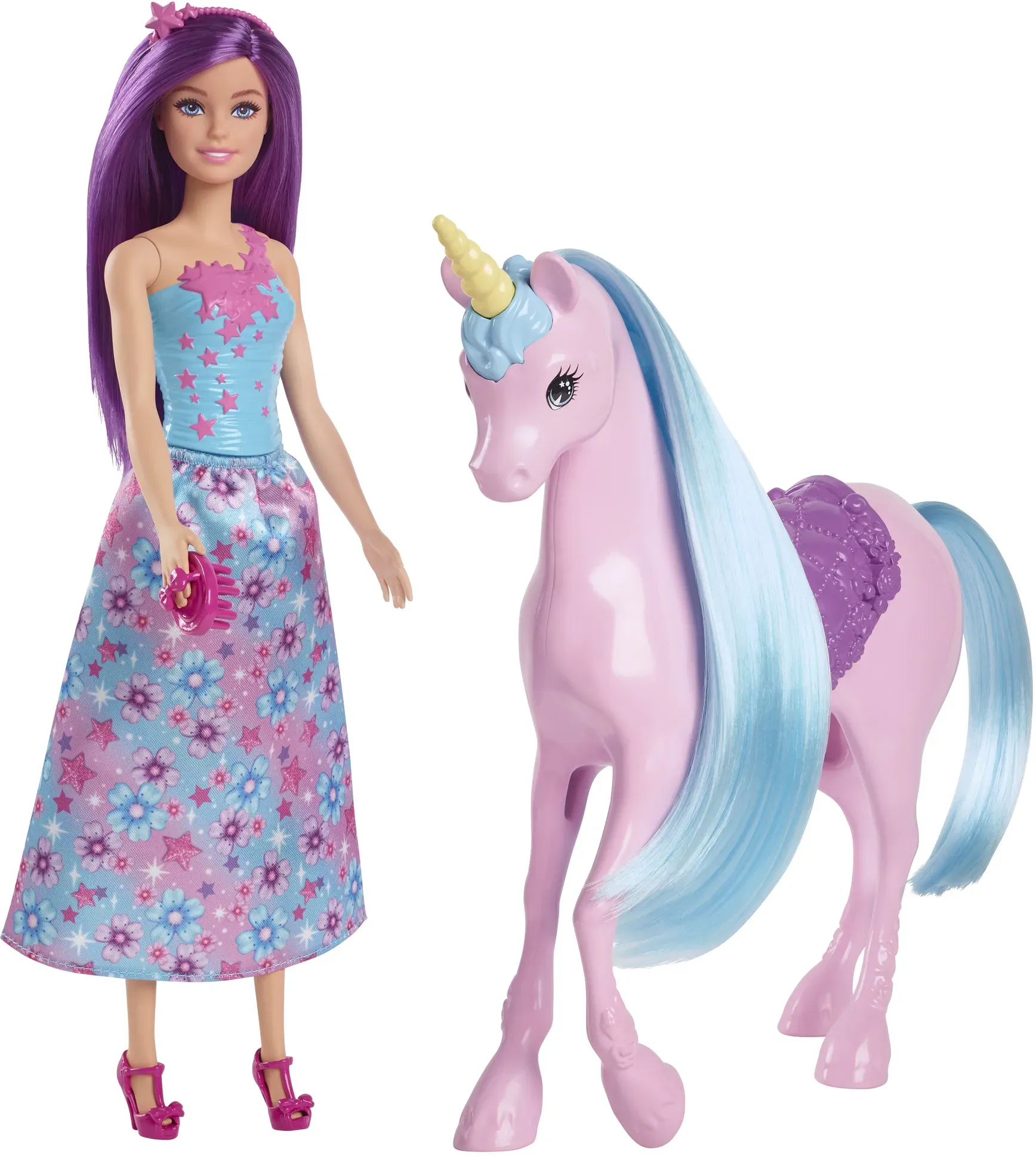 Barbie und Einhorn Spielset
