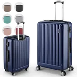 Easy Move ABS Hartschalenkoffer [ERGONOMISCH & SICHER] - Großer Trolley Koffer mit 360° Rädern, Zahlen Schloss - reisekoffer groß, hartschalenkoffer, Luggage