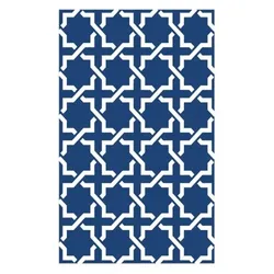 Jet-Line Garten Outdoor Teppich  Modern blau 90x150 cm