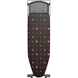 Laurastar Plusboard Lips. 1250 x 125cm, 100 % Baumwolle, Für meisten Dampfbügelstationen geeignet ist, Verstellbar höhe, Integrierten Rollenpaar, 9Kg, Bequeme Lagerung