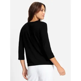 Lady WITT WEIDEN 3/4-Arm-Shirt in schwarz-ecru-bedruckt | Gr.: 38