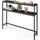 VASAGLE LNT131B22 Konsolentisch 20 x 100 x 80 cm anthrazitgrau-tintenschwarz