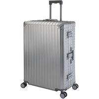 Travelhouse Tokyo Alu Reisekoffer Schwarz XL-78cm Hartschalenkoffer Reisetrolley Suitecase Trolley 2X TSA Zahlenschloss 4 Doppelräder 360° Rollen Vol. 110L