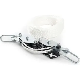 XPOtool Flaschenzug Kunststoff/Stahl 20 m bis 180 kg