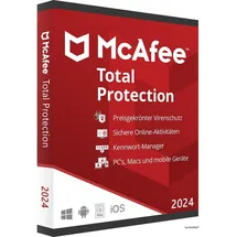 McAfee Total Protection 2025 ESD 3 Geräte 1 Jahr DE Win Mac Android iOS