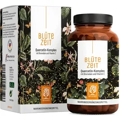 Blütezeit: Quercetin-Komplex mit Bromelain & Vitamin C 120 St