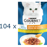 (€ 7,88/kg) Gourmet Perle Genuss in Sauce Huhn Brathuhnnote 104x 85 g