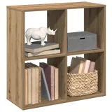 vidaXL Bücherregal Raumteiler 69,5 x 29 x 69,5 cm Braun