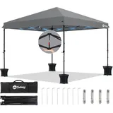 Sekey Faltpavillon 3 x 3 m inkl. 4 Seitenteile Grau