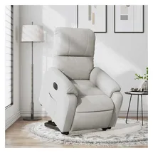 vidaXL Relaxsessel Aufstehhilfe Elektrisch 89,5 x 103,5 x 0 cm Hellgrau