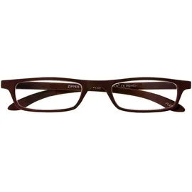i-need-you I NEED YOU Lesebrille Zipper / +2.00 Dioptrien / Braun