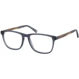 botaniq Brille mit Sehstärke für Herren optional mit Sonnenbrillentönung oder Blaulichtfilter, Rechteckig, gefertigt aus Acetat, Modell: BIO-1010-105 (inklusive Brillenetui)