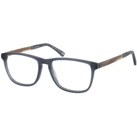 botaniq Brille mit Sehstärke für Herren optional mit Sonnenbrillentönung oder Blaulichtfilter, Rechteckig, gefertigt aus Acetat, Modell: BIO-1010-105 (inklusive Brillenetui)