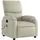 vidaXL Massagesessel Creme Kunstleder 99 x 99 x 99 cm Beige mit Fernbedienung