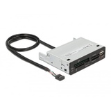 Delock 3.5′′ USB 2.0 Card Reader 5 Slot + 1 x USB 2.0 Typ-A Buchse