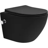 luxebath Wand WC Spülrandlos Toilette Softclose Nano Bidet-Funktion