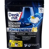 Denkmit Geschirr reiniger Spülmaschinen-Tabs Multi-Powerball, All in 1 caps, mit Edelstahl- und Glasschutz, Extra-Trocken-Effekt, intensiv reinigung und glanz 30 caps