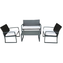 4-tlg. Tischgruppe Sitzgruppe Sofa