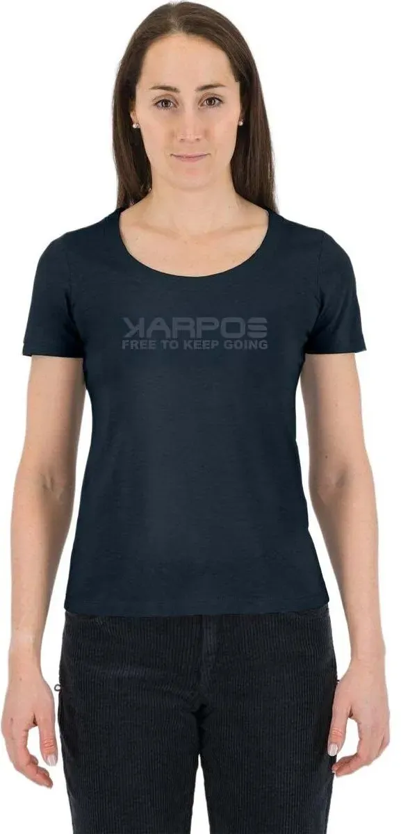 Karpos Loma Cotton W T-shirt carbon/ writing print (050) XXL