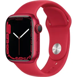 Apple Watch Series 7 GPS + Cellular 45 mm Aluminiumgehäuse (product)red, Sportarmband (product)red