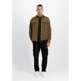 Alpha Industries Cord Überhemd Beige S