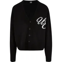 URBAN CLASSICS Initials Strickjacke Black 5XL