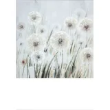 Gilde Leinwandbilder Bild Pusteblumen-Wiese, handbemalt H. 90 cm,38172 - Beige