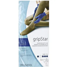Belsana Grip-Star Spezialhandschuhe Größe S blau 2 St.