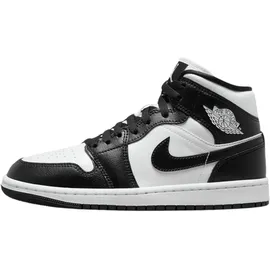 Nike Air Jordan 1 Mid Damen White/White/Black 42