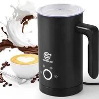 4-in-1 Elektrisch Milchaufschäumer Edelstahl Milchschäumer für Cappuccino Milch