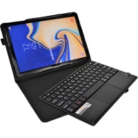MQ21 für Galaxy Tab S4 10.5 - Bluetooth Tastatur Tasche mit Touchpad für Samsung Galaxy Tab S4 | Hülle mit Tastatur und Touchpad für Tab S4 LTE SM-T835, Tab S4 WiFi SM-T830 | Tastatur Deutsch QWERTZ