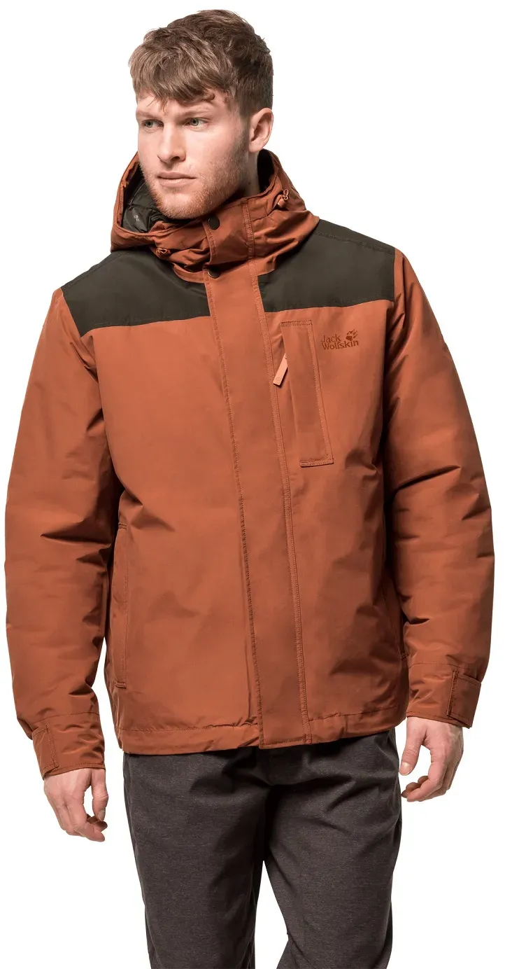 Jack Wolfskin Winterjacke Oakwood rostrot Herren