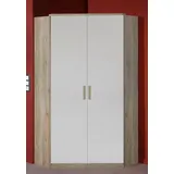 WIMEX Bergamo 95 x 198 x 95 cm San Remo eiche nb/alpinweiß