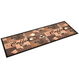 vidaXL Küchenteppich Waschbar Kaffee Braun 60x300 cm