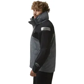 crazy4sailing Herren Bergen II Offshore Segeljacke, Grau, XL