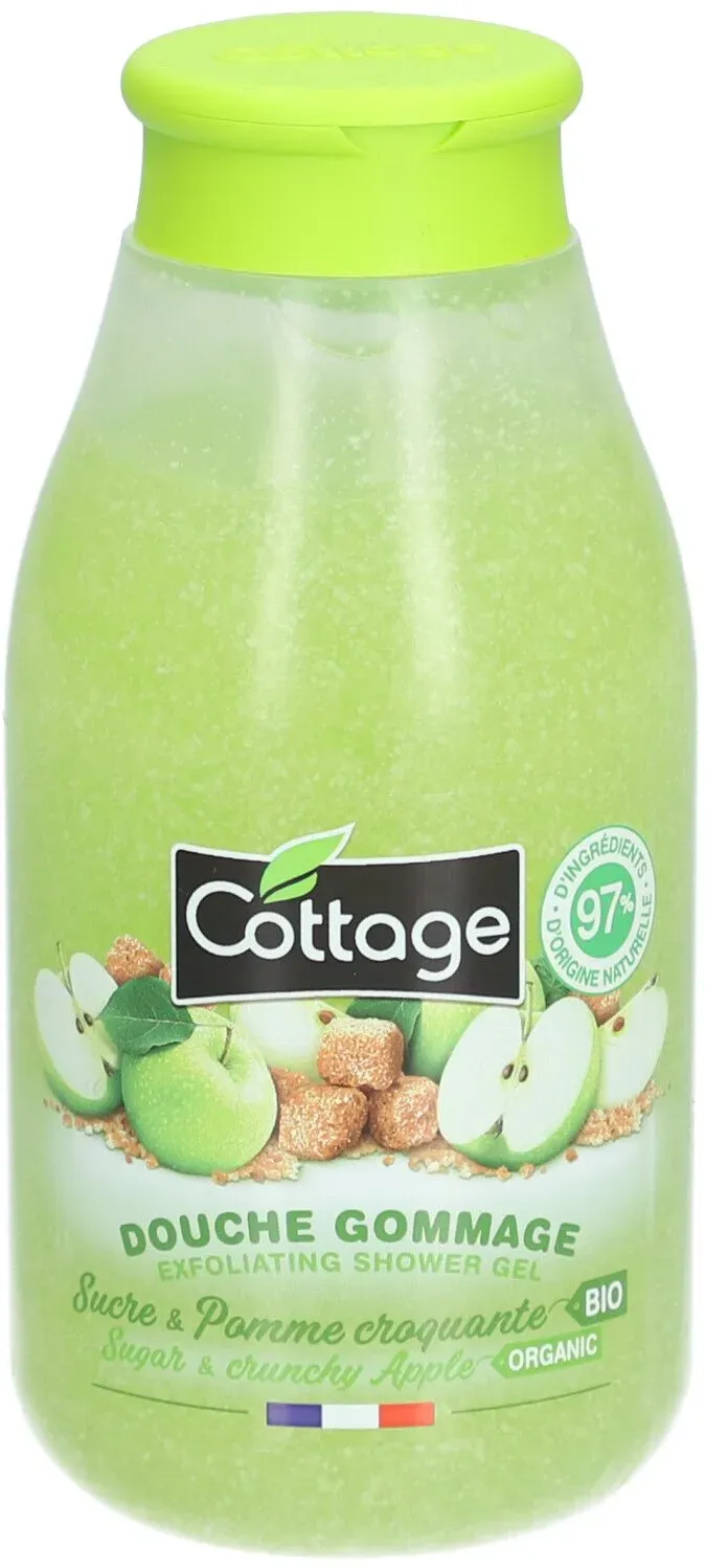 Cottage Duschpeeling Zucker & Knackiger Bio-Apfel