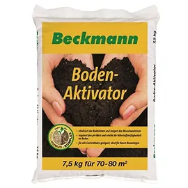 BECKMANN Boden Aktivator 7,5 kg für ca. 70-80 m2 Bodenverbesserer + Gratiszugabe 20g Kressesamen Sprint