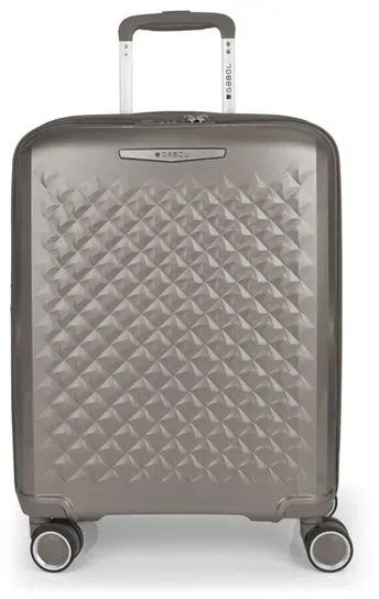 Gabol Queens 4 Rollen Kabinentrolley S 54 cm mit Dehnfalte  grau